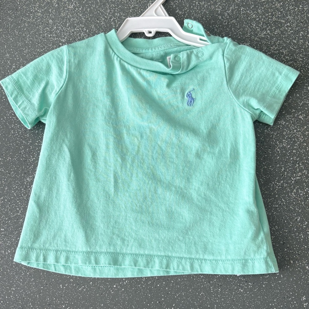 Ralph Lauren Mint Green Short-Sleeve Polo Tee